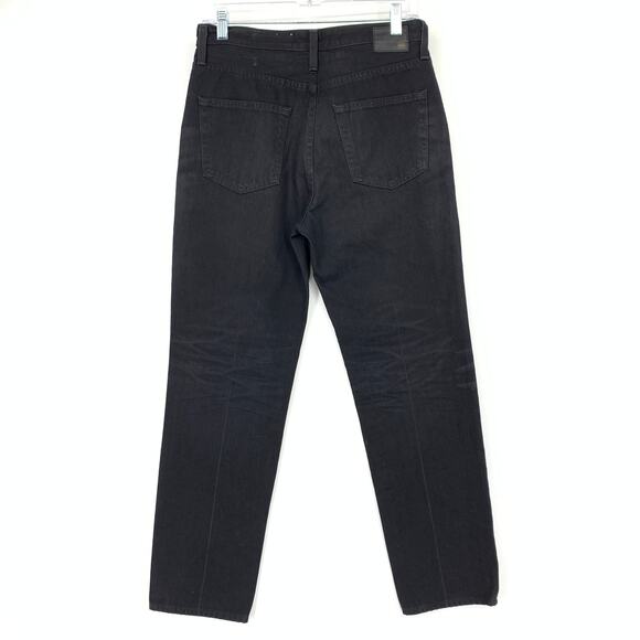 Adriano Goldschmied AG The Phoebe Vintage High Waist Taper Leg Jean Sz 28 Black - Picture 2 of 9